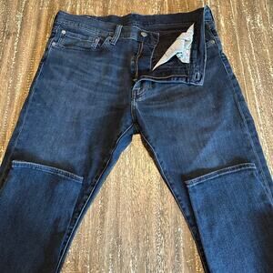 Levi’s Premium 512 Slim Taper Denim Jeans Dark Wash Blue Men’s 34W x 27L